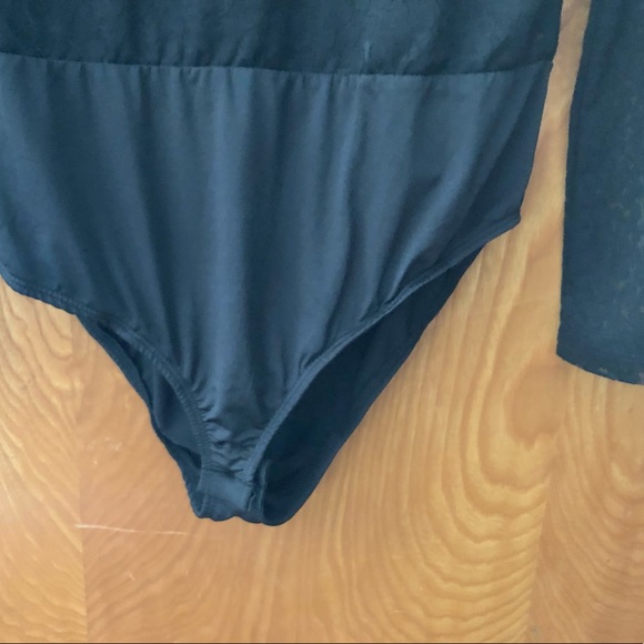 NWT All Saints Bela leopard lace long sleeve bodysuit, size 8 - Picture 4 of 11